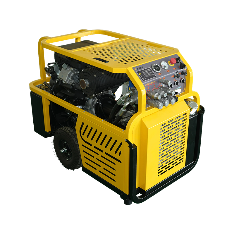 35HP HighFlow ポータブル油圧パワー ユニット (HPU)